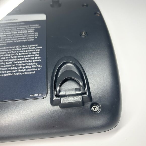 Microsoft Natural 1048 KU-0462 Ergonomic Keyboard 4000 v1.0 Black USB Wired - Picture 14 of 16